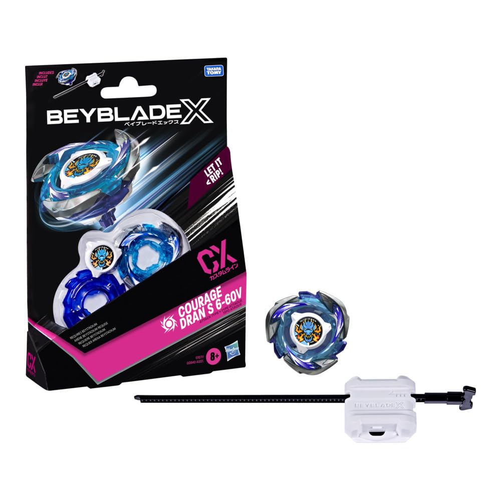 Valiant Dynamo/Braveforge Bracers セット Beyblade X Courage Dran S 6-60V CX Conjunto Inicial : Amazon.com